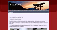 Desktop Screenshot of htlkkarate.com